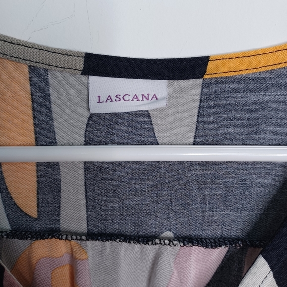 Lascana Abstract Print Maxi Day Dress Size 42 / 12 US Woman's - Picture 7 of 10